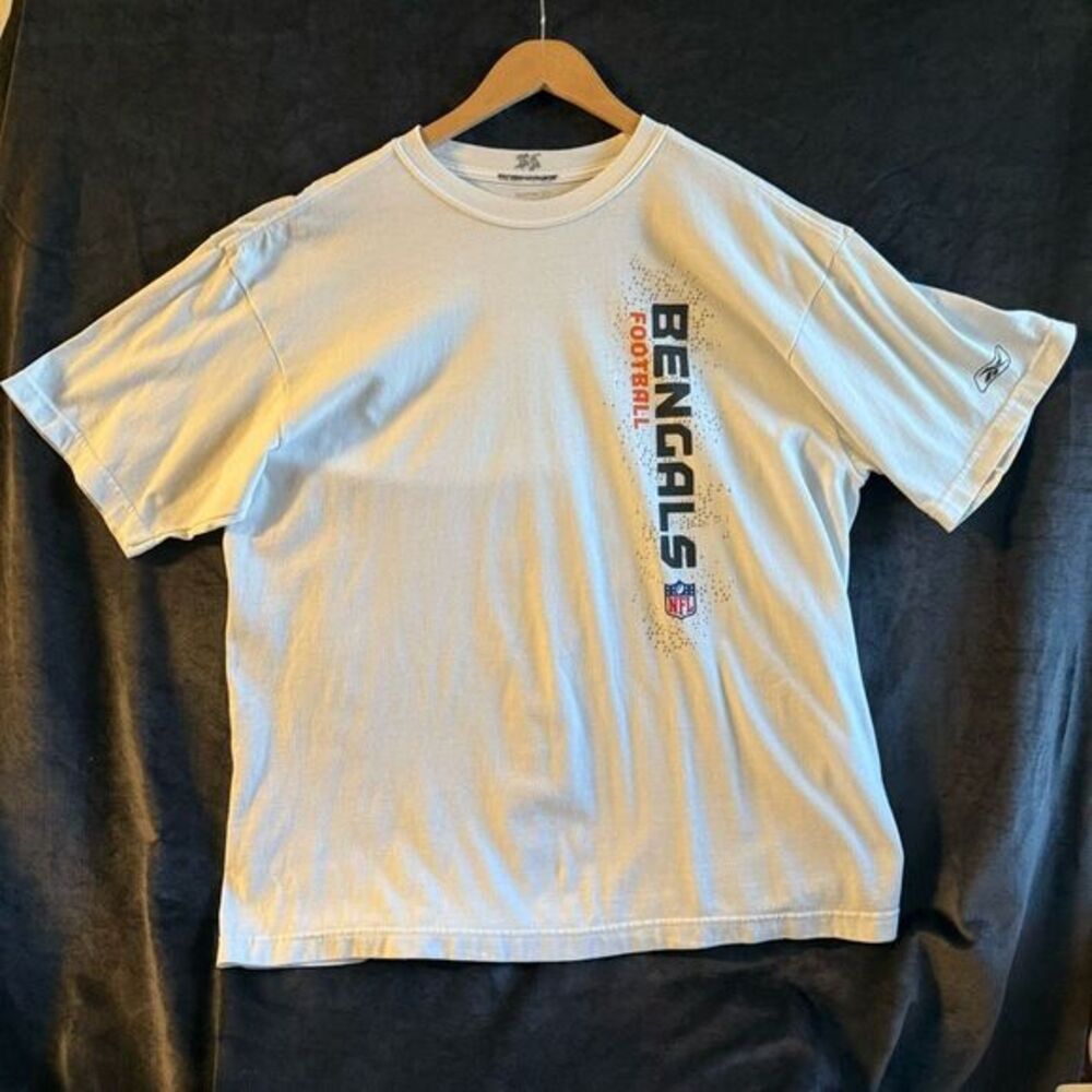 Reebok Mens NFL Cincinnati Bengals TShirt Size XL Sports Football Joe Burrow Fan